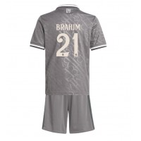 Camiseta Real Madrid Brahim Diaz #21 Tercera Equipación para niños 2024-25 manga corta (+ pantalones cortos)